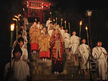 Festival de acción de gracias de Kusatsu Onsen