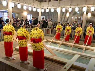 Un spectacle d'eau chaude