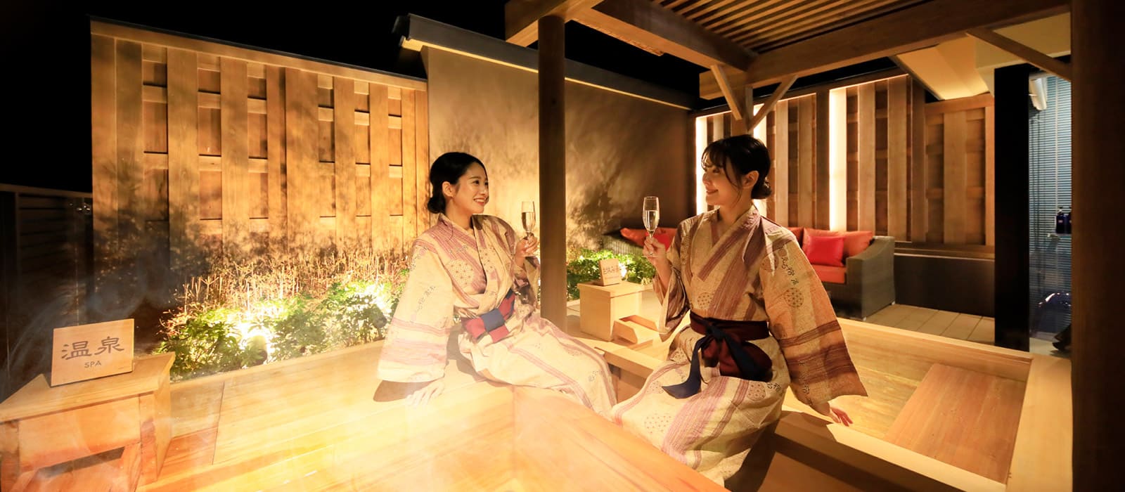 露天風呂付モダン和室